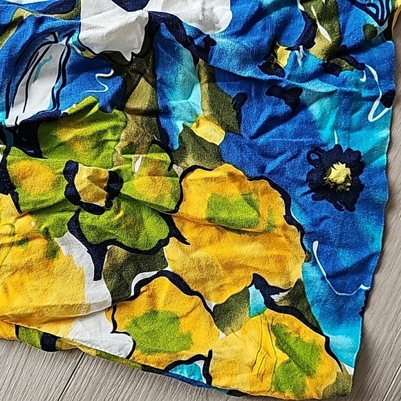 Cleo Hawaiian Tropical Mom Shorts, Med - Picture 2 of 9